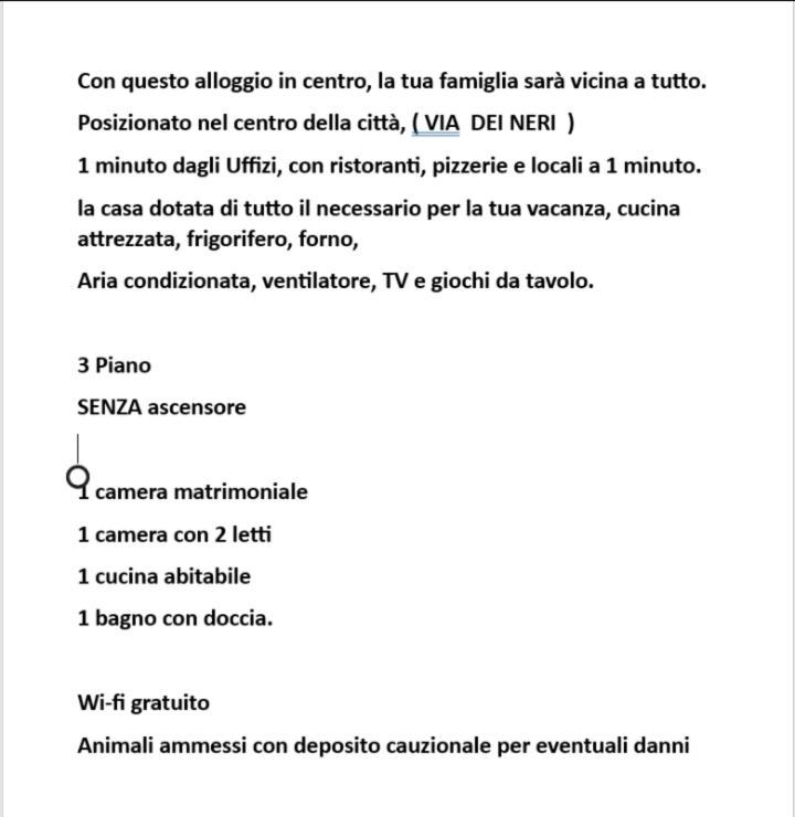 Case De' Neri Firenze Kültér fotó